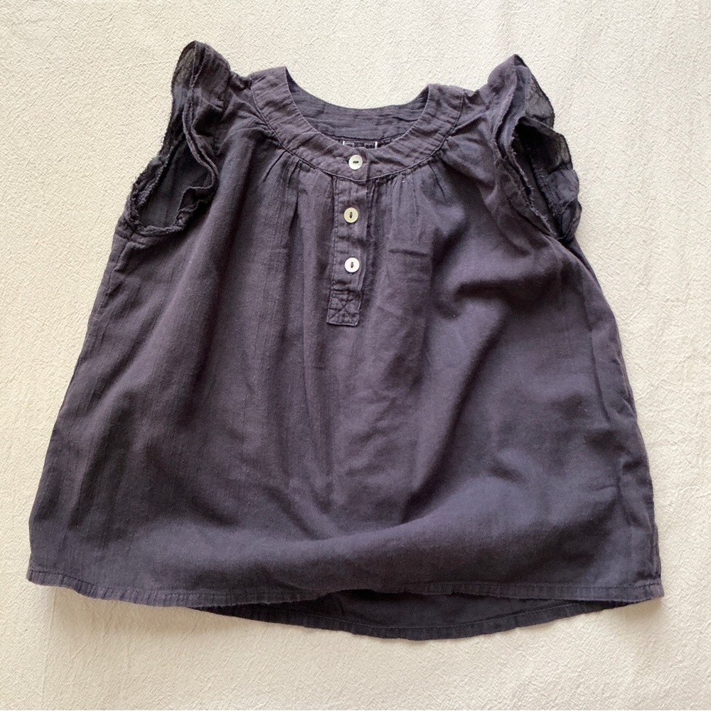 Bonton 4Y Ruffled Sleeve Top